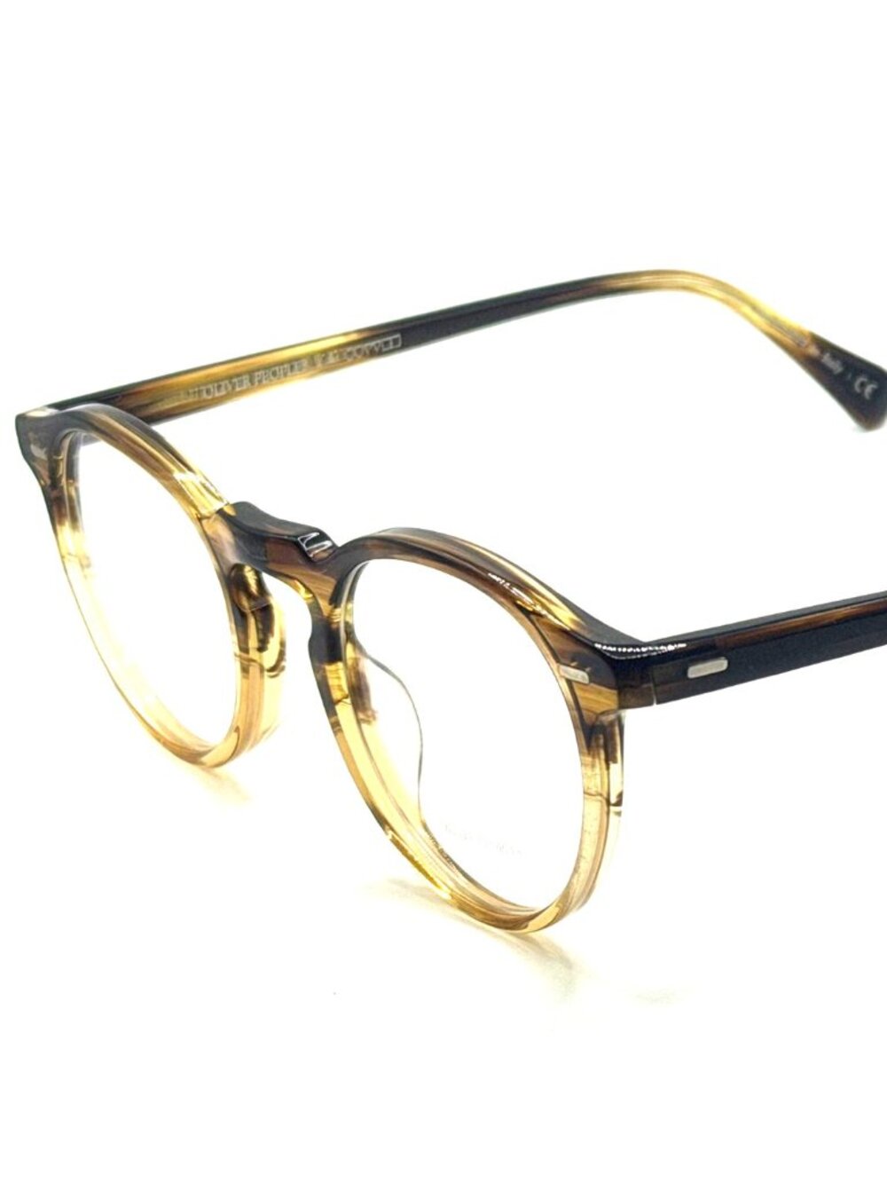 NEW OLIVER PEOPLES OV5186 1703 GREGORY PECK-CANARYWOOD EYEGLASSES 47MM 23 150